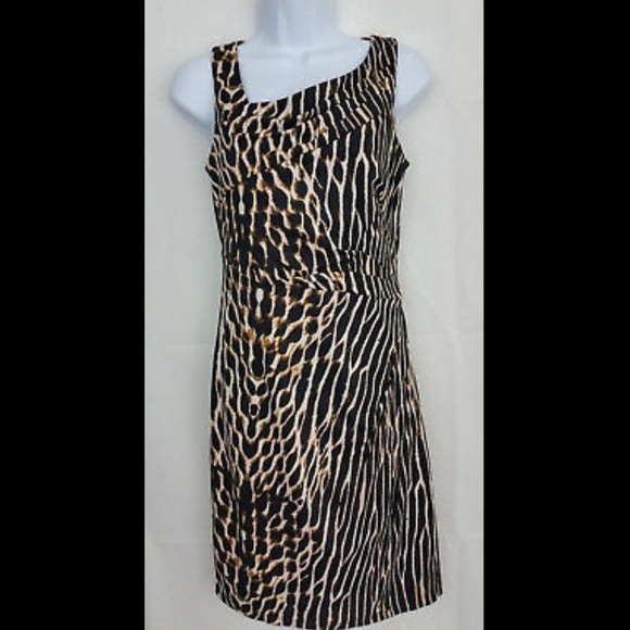 Vince Camuto Animal Print Sheath Dress - Picture 4 of 7
